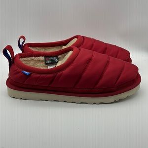 UGG TASMAN LTA RED MEN'S  SHEEPSKIN COMFORT SLIPPERS US SIZE 11